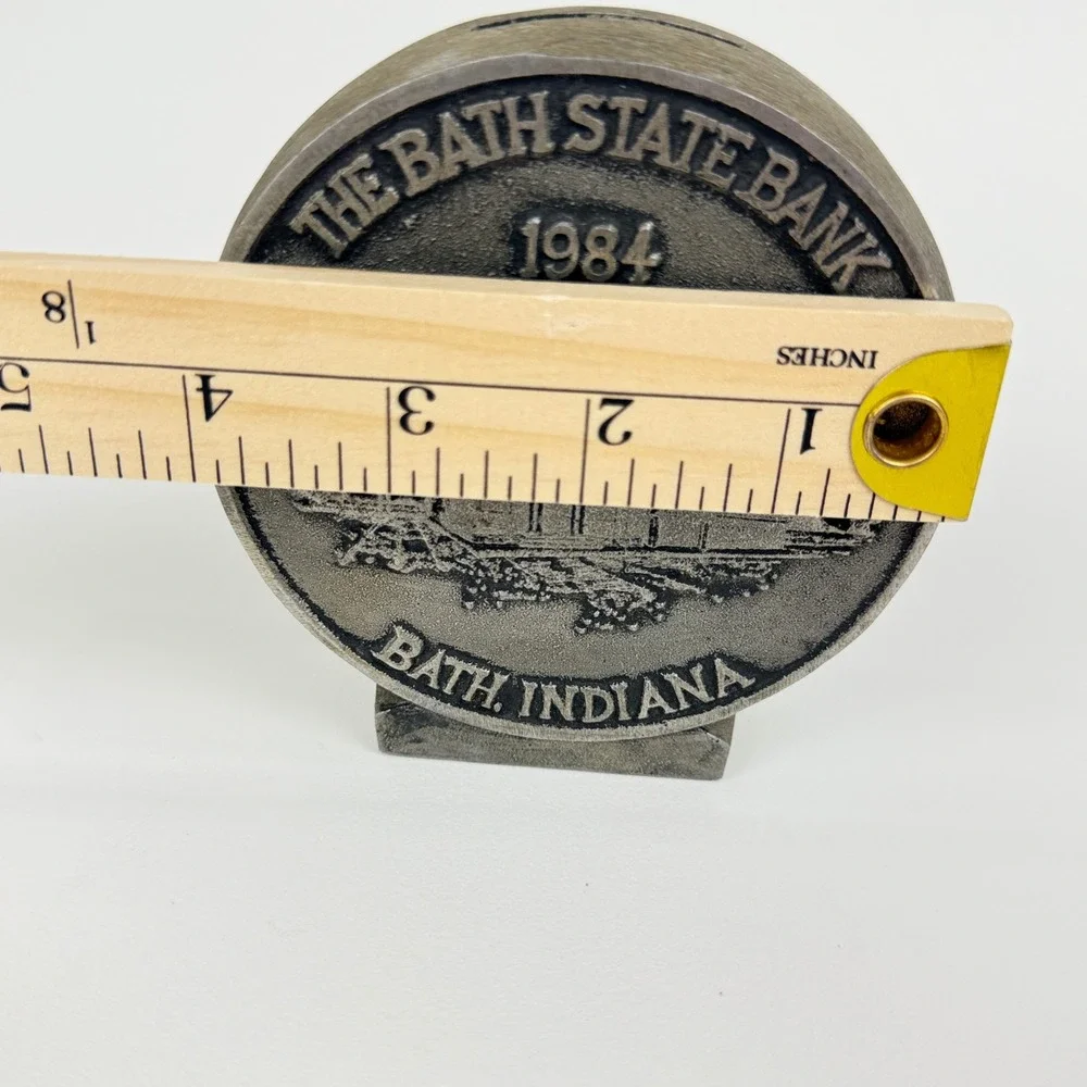 The Bath‎ State Bank 1924 Commemorative Coin Bank Bath Indiana